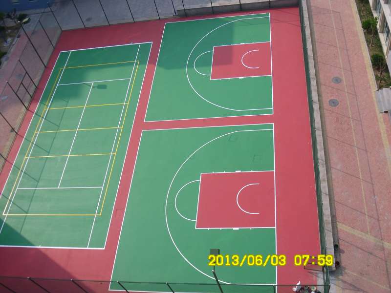 硅PU球場材料